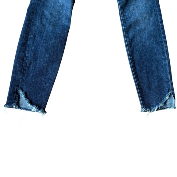 Good American Dark Blue Cropped Jeans - Picture 7 of 11